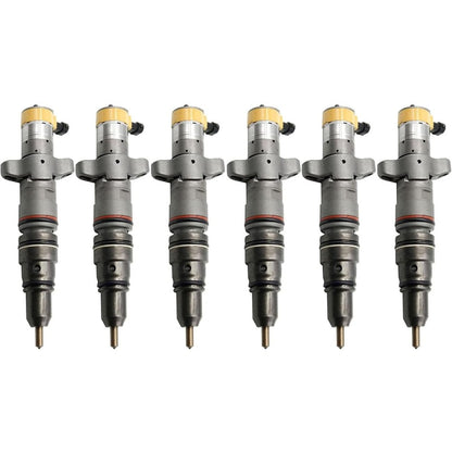 6 Pcs Fuel Injector 328-2576 for Caterpillar CAT Engine C9 Excavator 330D 330D L 336D L 336D LN - KUDUPARTS