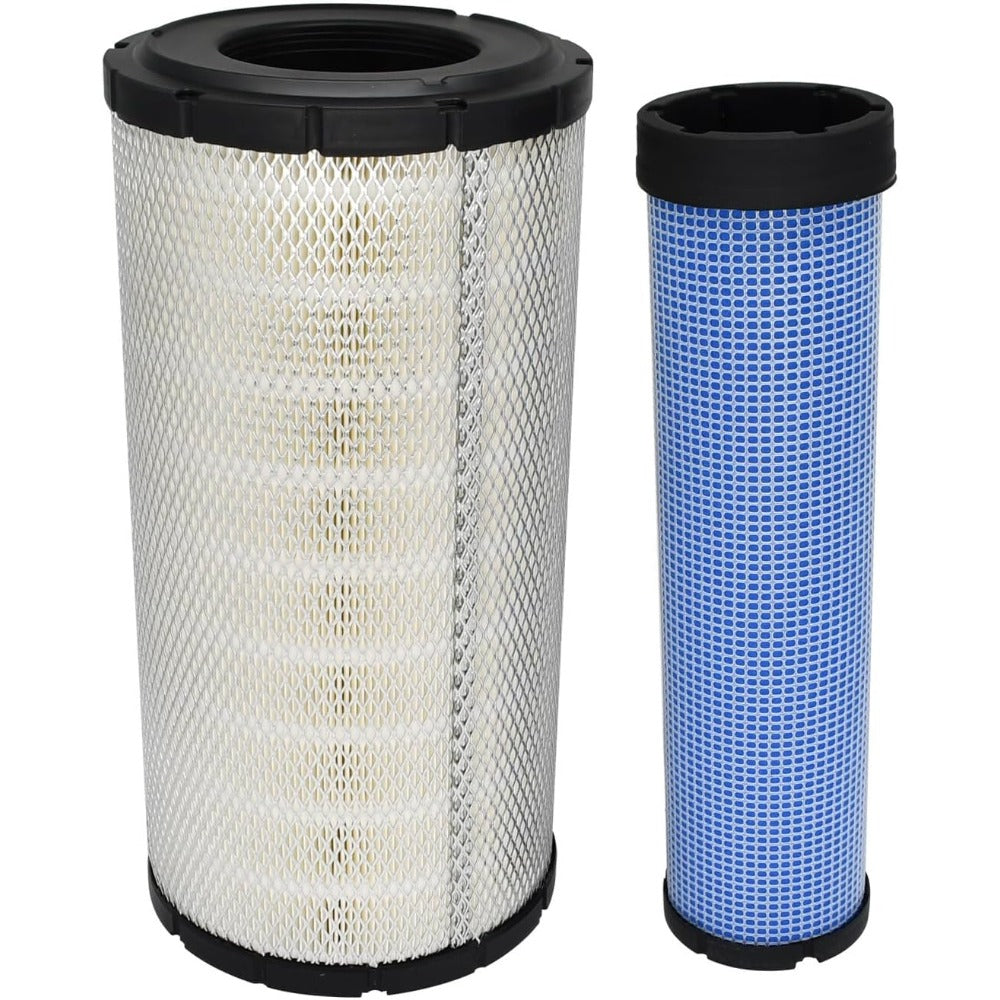 Air Filter Kit 600-185-3100 600-185-3200 for Komatsu Excavator PC200-7 PC200-8 PC228US-3 - KUDUPARTS