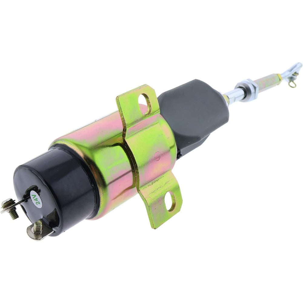 24V Shutoff Solenoid Valve 5I-7518 for Caterpillar CAT Engine 3064 3066 Excavator 311 312 320 320L E200B E320 - KUDUPARTS