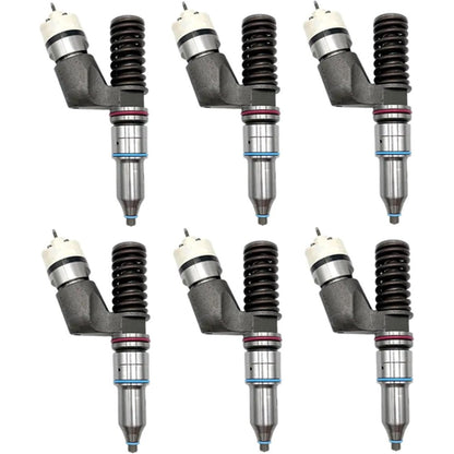 6 Pcs Fuel Injector 200-1117 for Caterpillar CAT Engine C15 3406E - KUDUPARTS