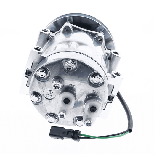 SD7H13 A/C Compressor 47759181 for CASE Crawler Excavator CX130D CX160D CX180D CX210D CX230D CX240D CX250D CX300D - KUDUPARTS