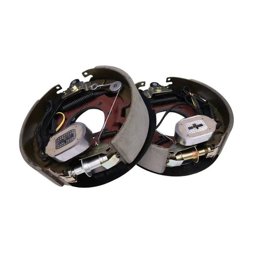 A Pair Trailer Brake 12-1/4" x 3-3/8" 023-450-00 023-451-00 for Dexter 9k to 10k lb Axles - KUDUPARTS