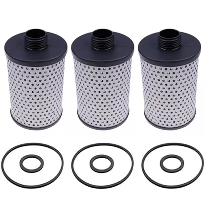 3 Pieces 30 Micron Water Separate Fuel Tank Filter Element 496-5 for Marine Engine Generator