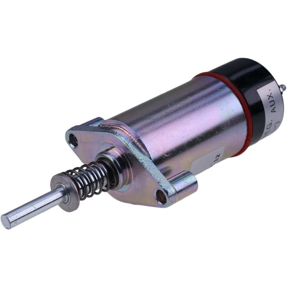 12V Shutoff Solenoid 125-5773 for Caterpillar CAT Engine 3204 3304 3304B 3306 3306B 3306C 3406B 3406C - KUDUPARTS