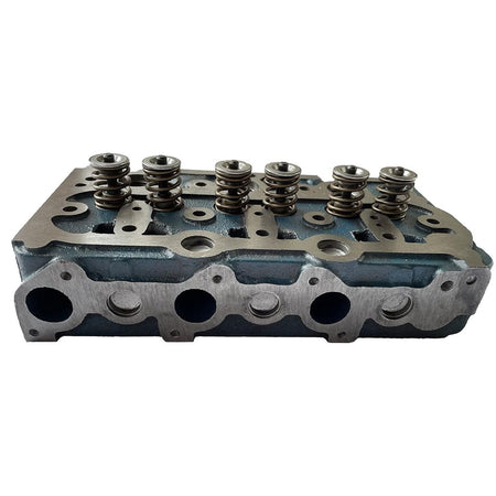 D750 Cylinder Head with Valve Compatible with Kubota D750 D750B Engine 220 320 Excavator Bobcat 453C 443 B5200 B7100 Tractor - KUDUPARTS