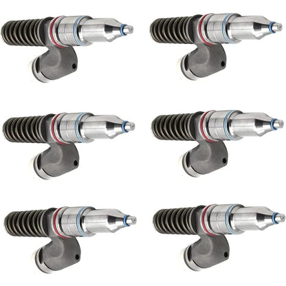 6 Pcs Fuel Injector 254-4183 for Caterpillar CAT Engine C13 C15 C18 - KUDUPARTS