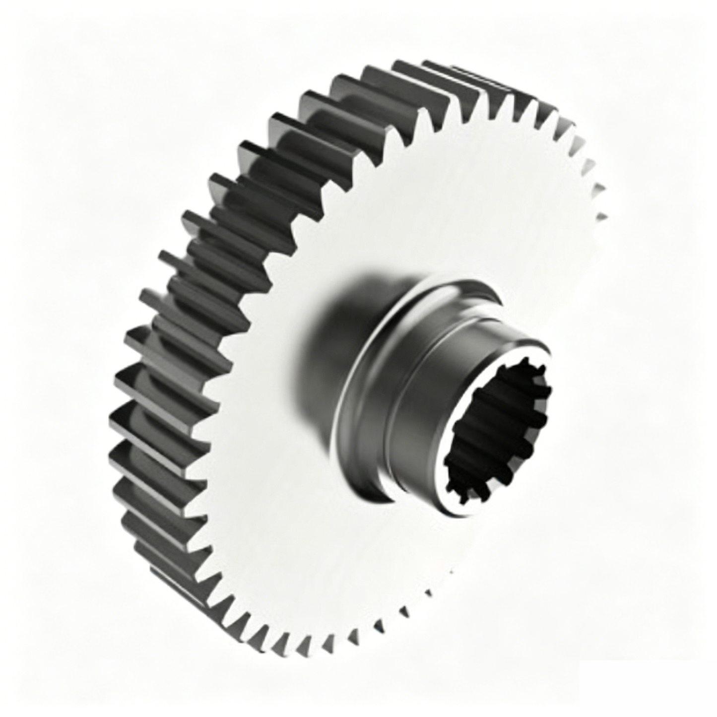 Spur Gear With Hub Extension YZ590119 for John Deere 4045 6068 Windrower 4990 4995