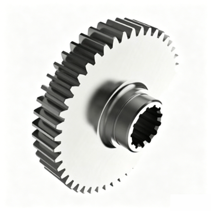 Spur Gear With Hub Extension YZ590119 for John Deere 4045 6068 Windrower 4990 4995