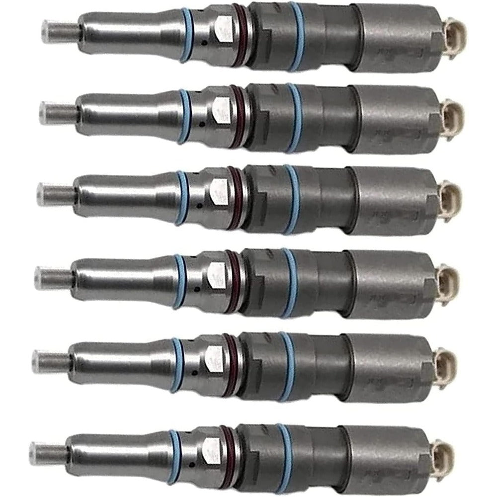 6 Pcs Fuel Injector 456-3544 20R-5079 for Caterpillar CAT Engine C7 - KUDUPARTS