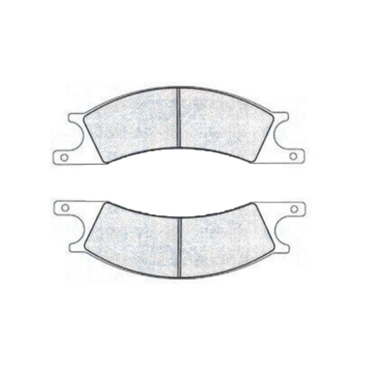2 PCS Brake Pad 385-10-178472 for Komatsu Wheel Loader 530 530B 530-1 530B-1 - KUDUPARTS