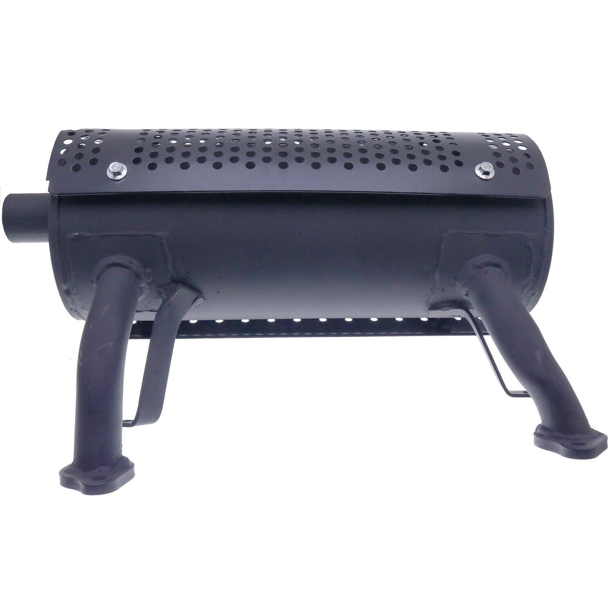 Right Side Muffler for Honda Engines GX610 GX620 GX630 GX660 GX670 GX690 (Starter Side Outlet) - KUDUPARTS