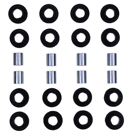 All 4 Shock Bushing Bearing Sleeve Kit for Arctic Cat 250 300 400 500 650 700 - KUDUPARTS