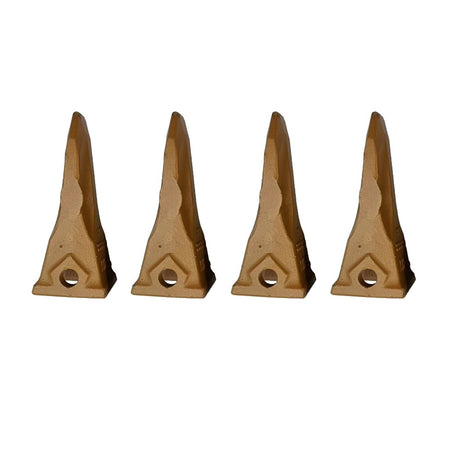 4 Pieces Rock Chisel Bucket Tooth 6Y-3222RC for Caterpillar CAT Excavator 305.5E 306 06E 307 307B 307E 308 309 310 - KUDUPARTS