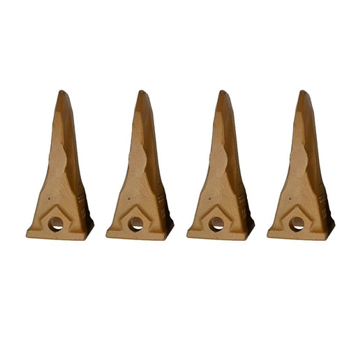 4 Pieces Rock Chisel Bucket Tooth 6Y-3222RC for Caterpillar CAT Excavator 305.5E 306 06E 307 307B 307E 308 309 310 - KUDUPARTS