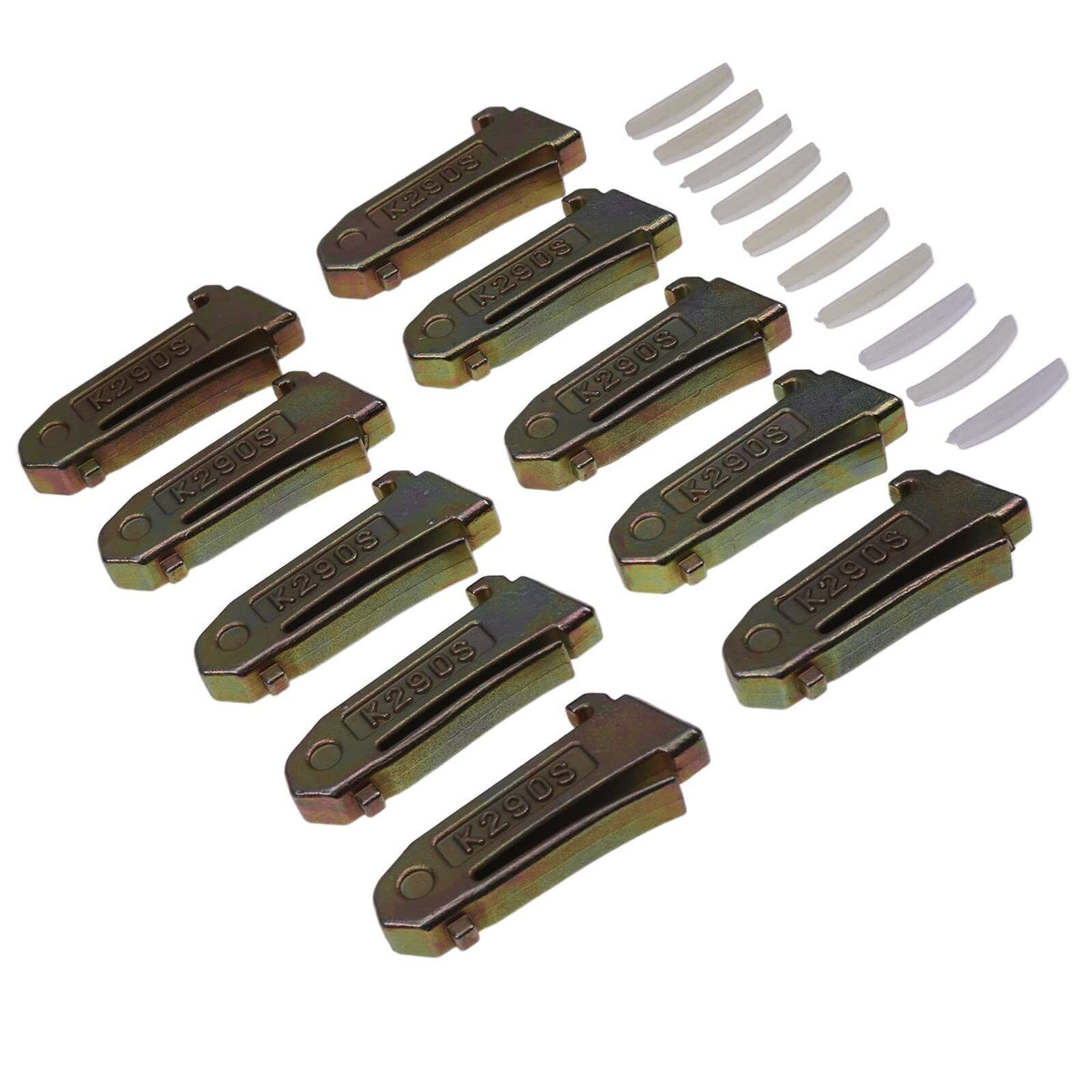 10 Pcs Flex Pins K290S for Hensley Style X290 Series Bucket Teeth - KUDUPARTS