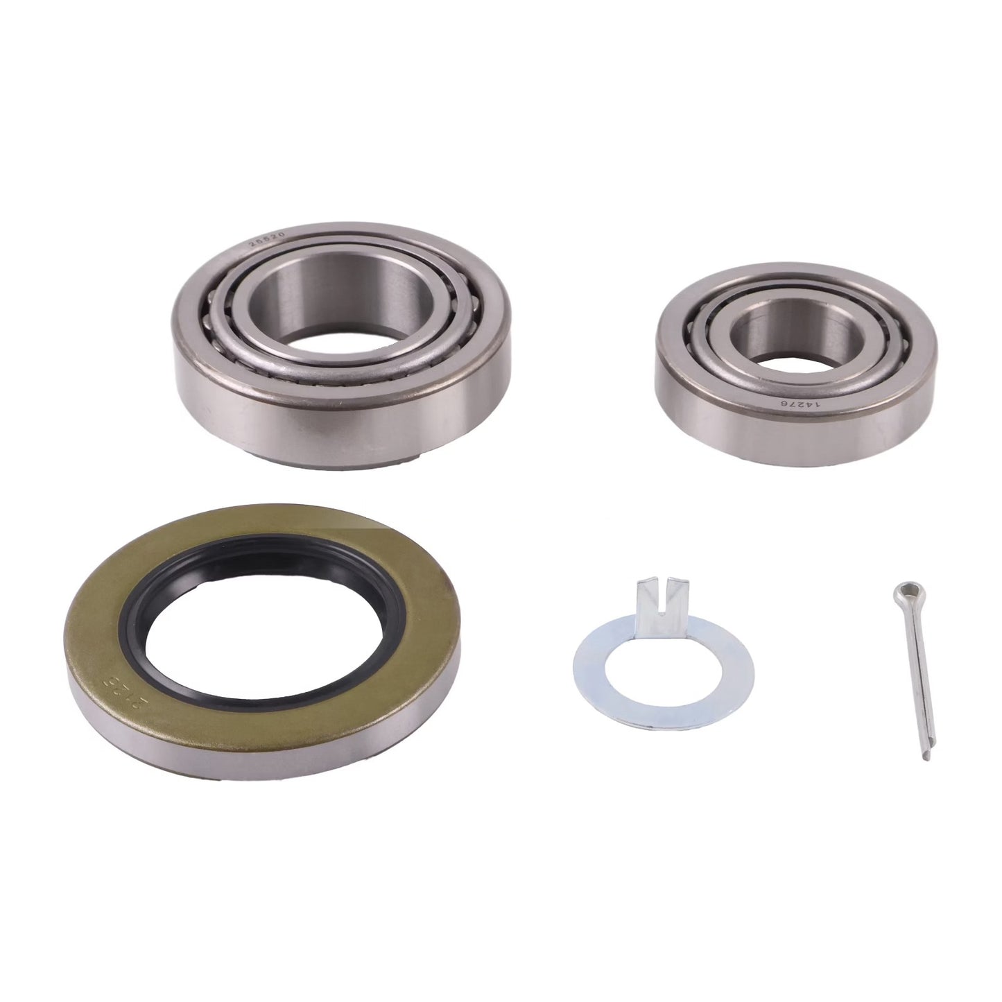K3-210 6k-7k lb Trailer Hub Wheel Bearing Kit 25580 25520 14125A 14276 for Boat Cargo - KUDUPARTS
