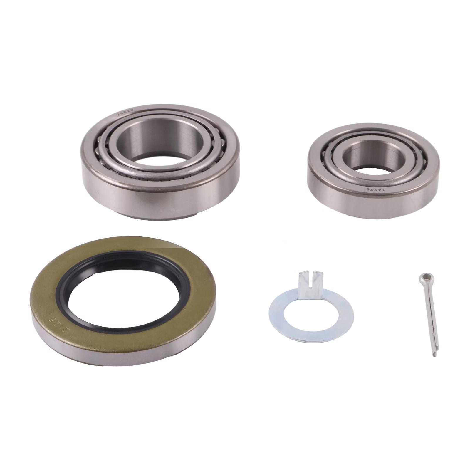 K3-210 6k-7k lb Trailer Hub Wheel Bearing Kit 25580 25520 14125A 14276 for Boat Cargo - KUDUPARTS