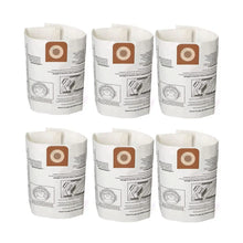 6 Pieces Wet Dry Vacuum Dust Bag 38749 for Craftsman 16 To 20 Gallon Shop Vac Ridgid