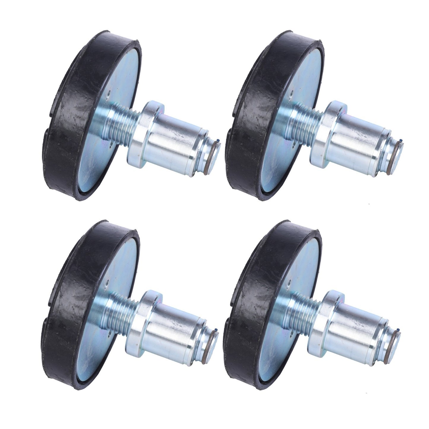 4 Pieces Car Lift Rubber Tray Heightening Feet Plus High Leg Pads Shaft Diameter