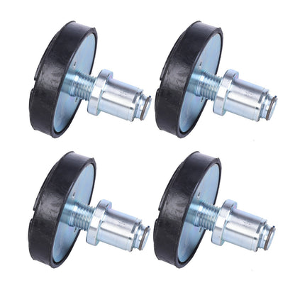 4 Pieces Car Lift Rubber Tray Heightening Feet Plus High Leg Pads Shaft Diameter