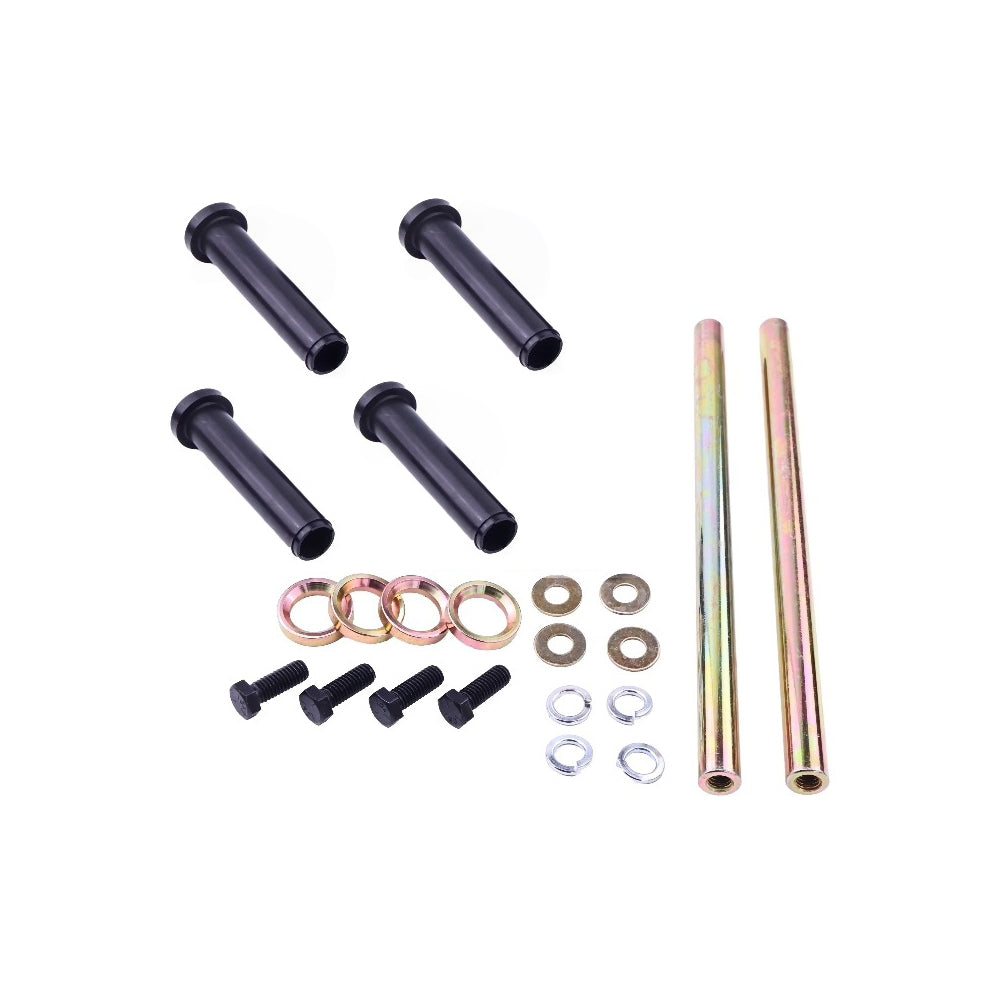 Two Front Lower A-Arm Bushing & Shaft Kit 7501093 for Polaris ATV Scrambler 500 1997-2012 2x4 4x4 - KUDUPARTS