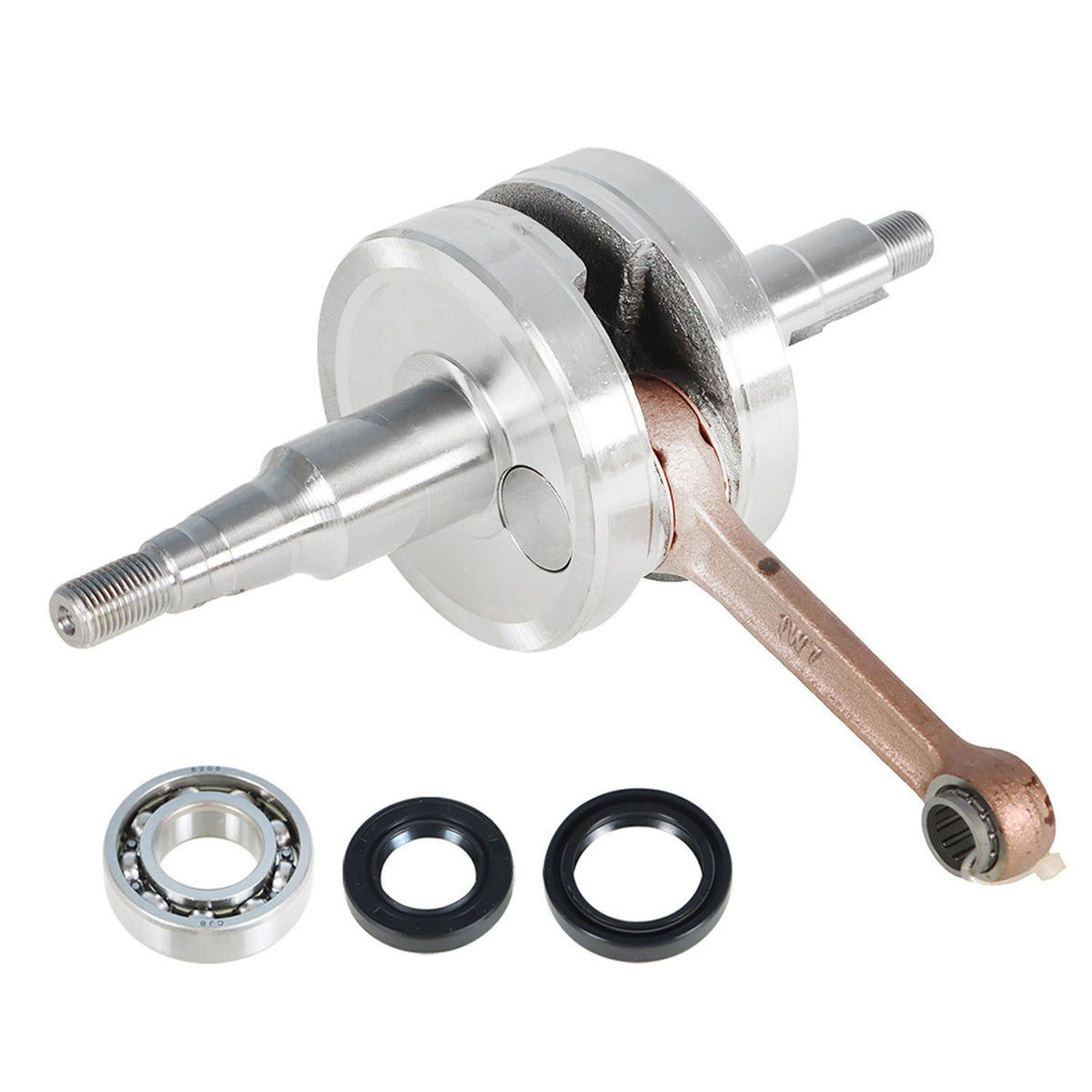 Crankshaft Assembly 4BC-11400-00-00 93310-11268-00 for Yamaha Motorcycle 1983-2006 PW80 - KUDUPARTS