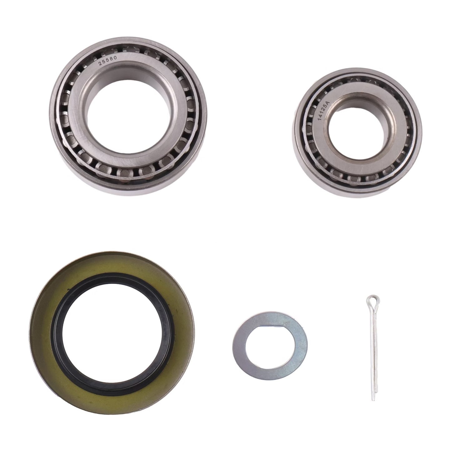 K3-210 6k-7k lb Trailer Hub Wheel Bearing Kit 25580 25520 14125A 14276 for Boat Cargo - KUDUPARTS