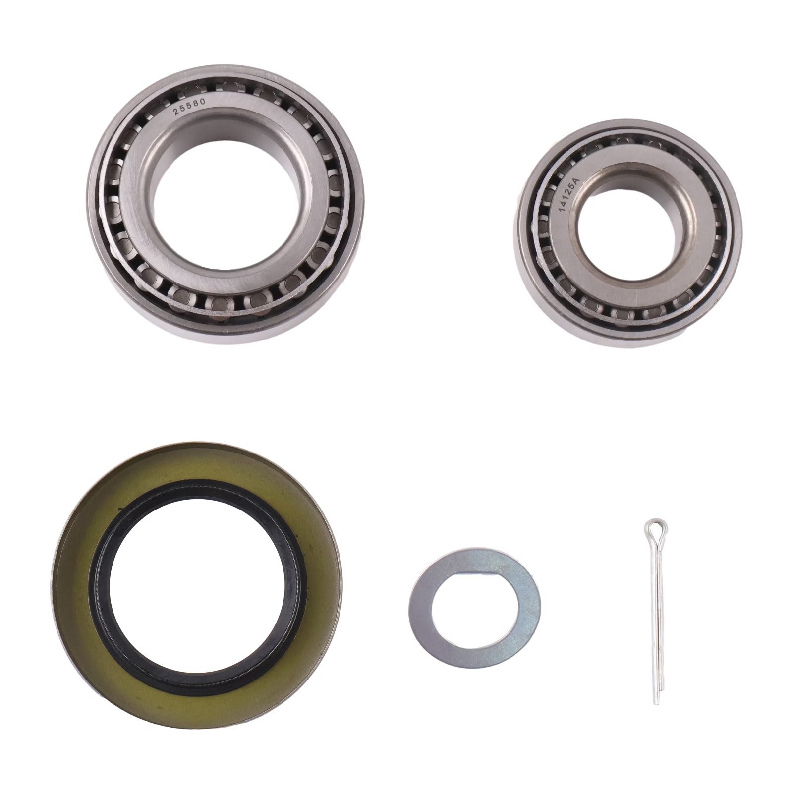 K3-210 6k-7k lb Trailer Hub Wheel Bearing Kit 25580 25520 14125A 14276 for Boat Cargo - KUDUPARTS