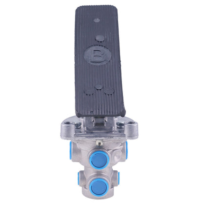 E-3 Single Circuit Foot Brake Valve With Pedal Replace Haldex KN22100 Bendix 277863 Automann 170.277863 IHC 428186R2 Velvac 034038