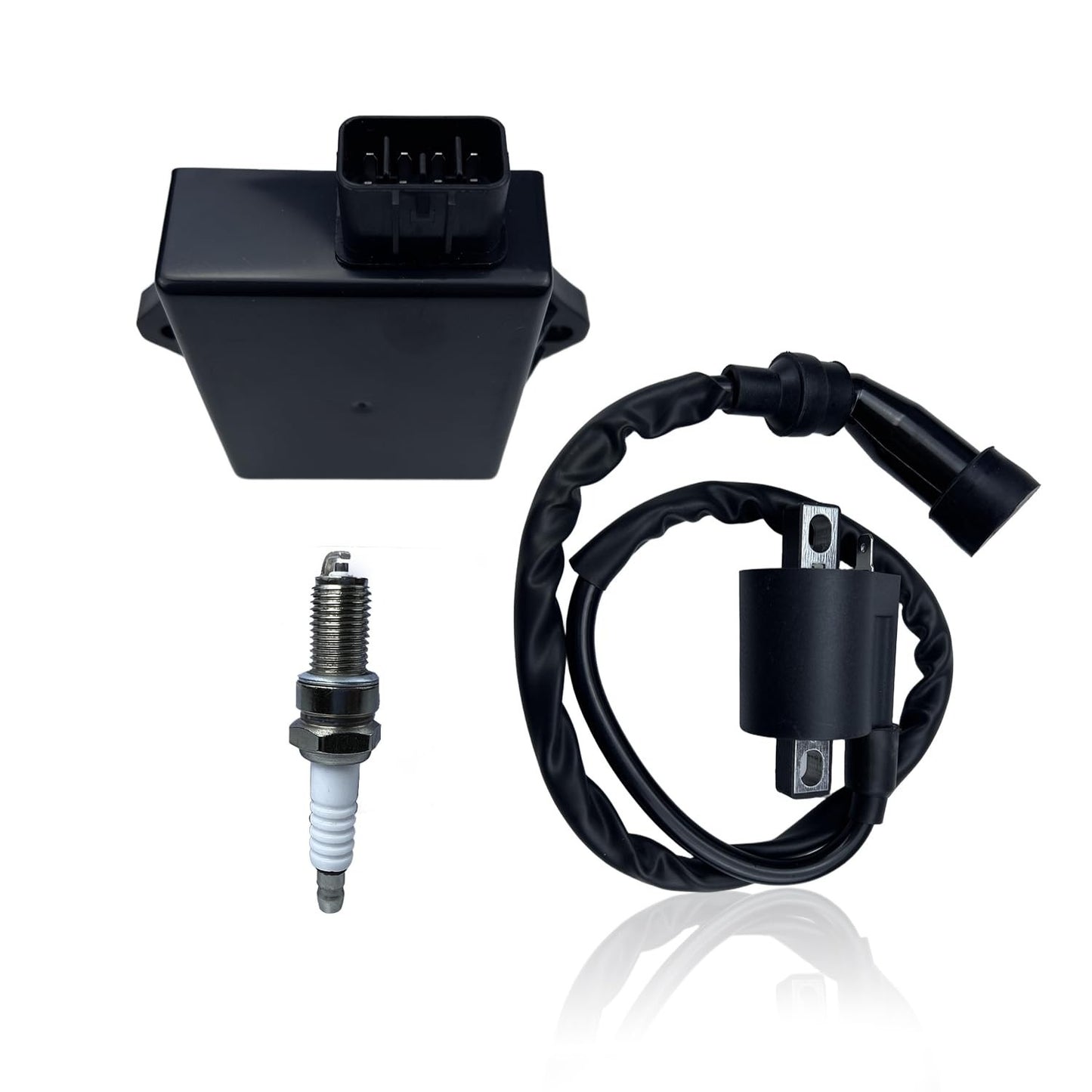 Ignition Coil CDI Box Spark Plug 4XE-85540-00-00 for Yamaha Bear Tracker 250 YFM250X 2001-2004