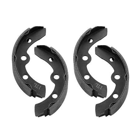 4 Pieces Rear Brake Shoe 1011463-A for Club Car Golf Cart Gas and Electric Carryall DS 1981-1994 - KUDUPARTS