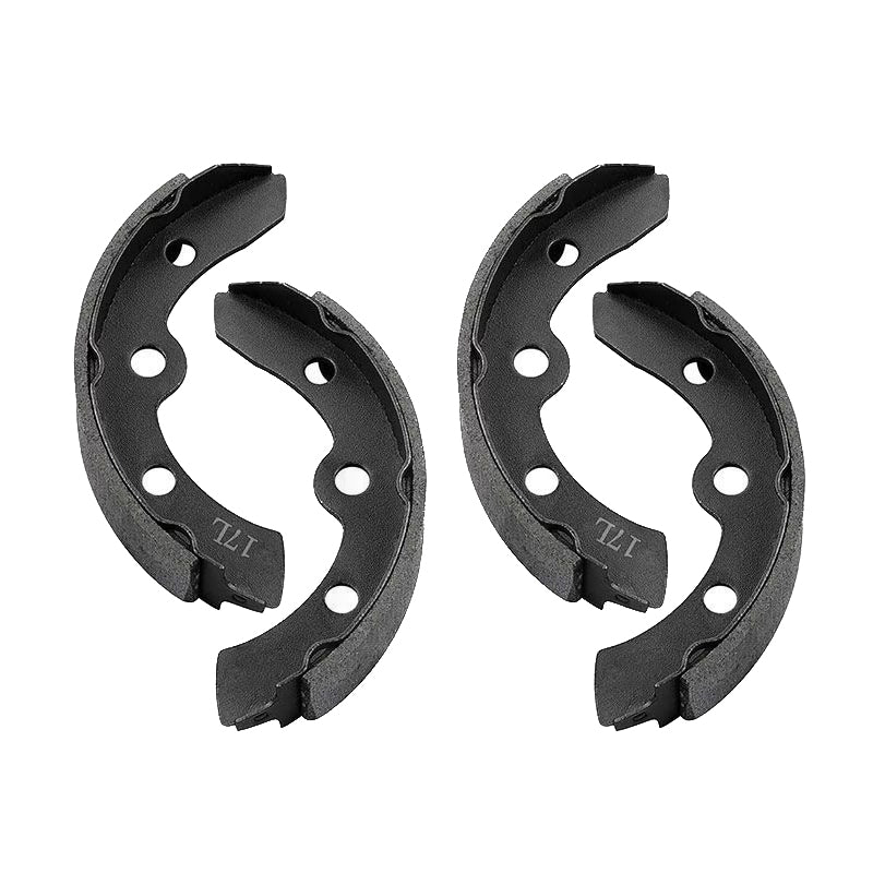4 Pieces Rear Brake Shoe 1011463-A for Club Car Golf Cart Gas and Electric Carryall DS 1981-1994 - KUDUPARTS