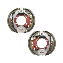 1 Pair 1/4" x 3-1/2" Left & Right Electric Trailer Brake with 5-Hole Cast Backing Plate 4738-L 4738-R for Rockwell