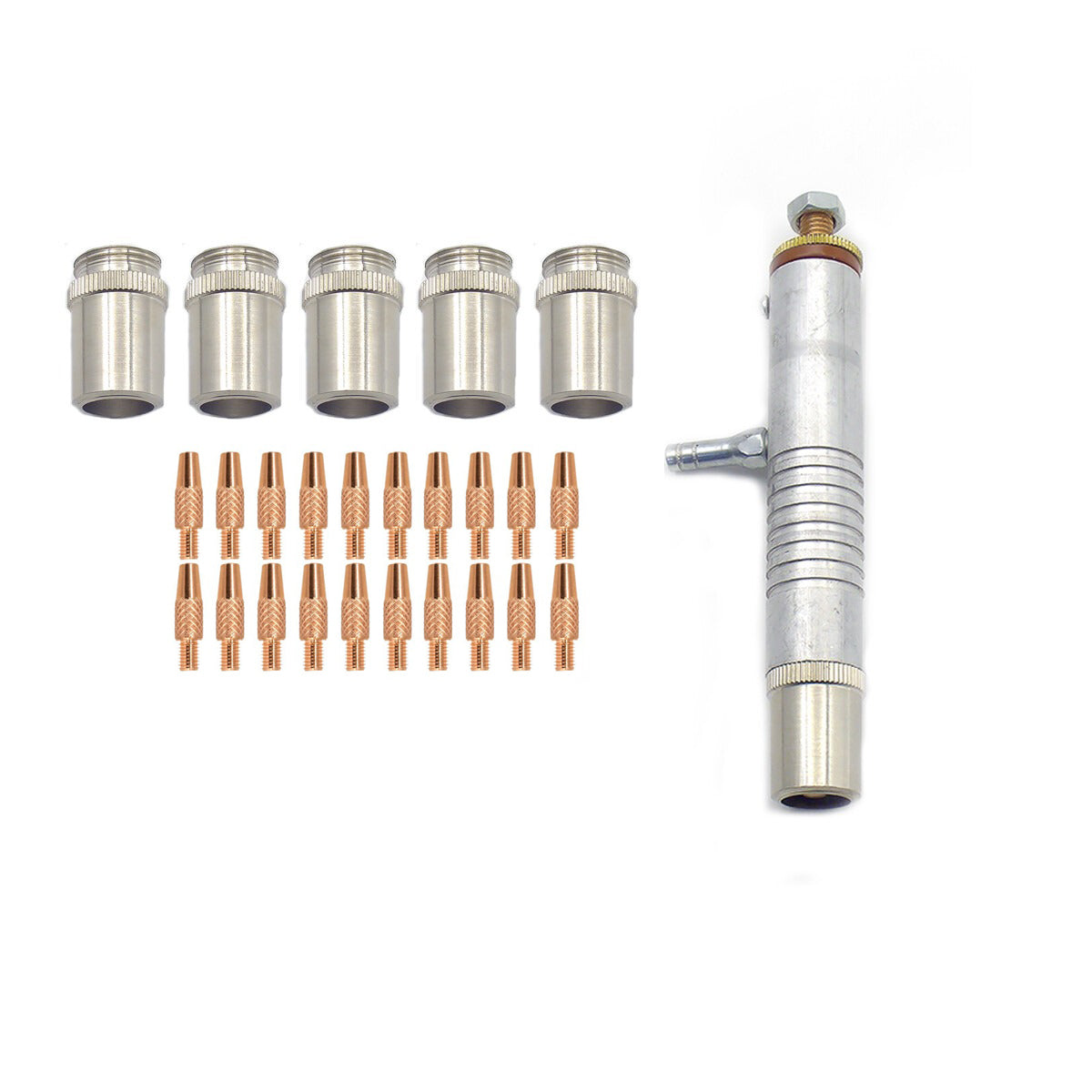 Tips Nozzle Tube Assembly 186406 186405 186404 for Miller Spoolmate 100 200 3035 Hobart DP-3035 Spool Gun - KUDUPARTS