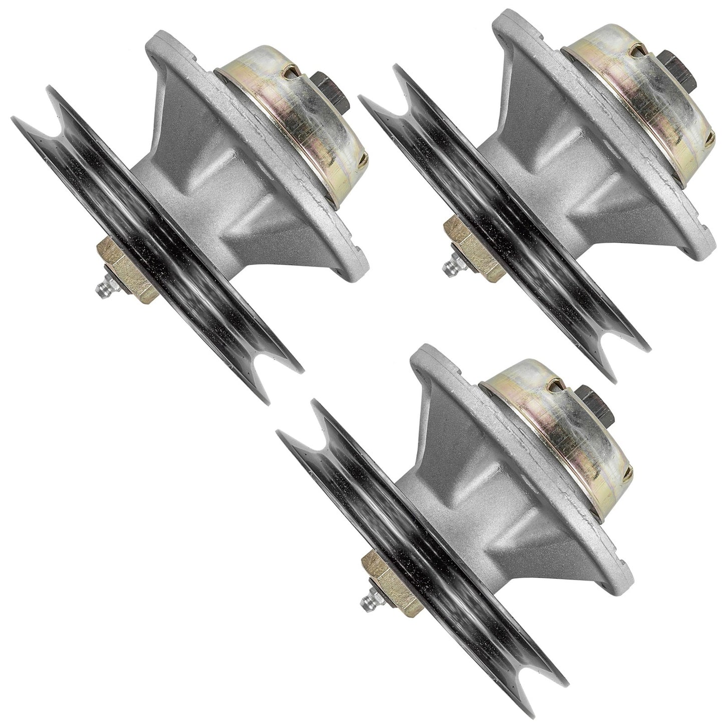 3 Pieces Deck Spindles AM121342 AM121229 for John Deere Tractor 320 325 345 355D GT242 GT262 GT275