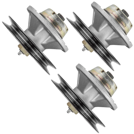 3 Pieces Deck Spindles AM121342 AM121229 for John Deere Tractor 320 325 345 355D GT242 GT262 GT275 - KUDUPARTS