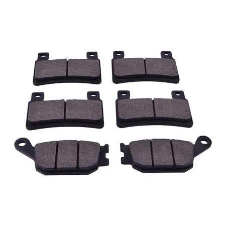 6 Pcs Front Rear Brake Pad FA296 FA174 for Honda Motorcycle CBR600F4i Sport 2001-2006 - KUDUPARTS