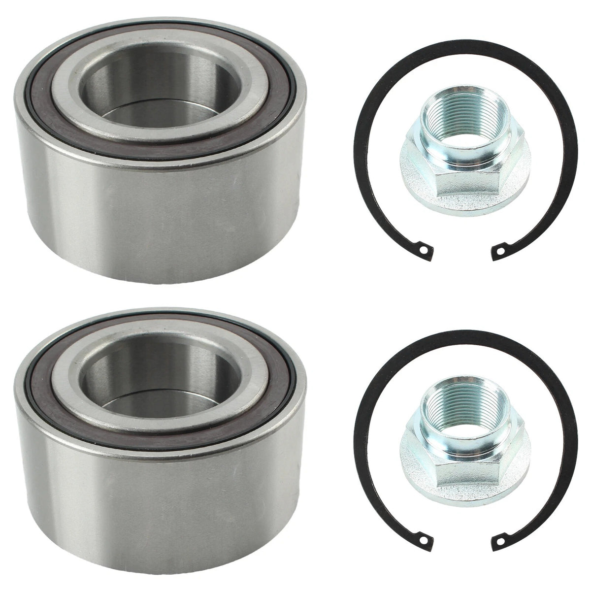 2 Sets Front Wheel Hub Bearing Kit 930-452 510050 NT510050 for Honda Accord - KUDUPARTS