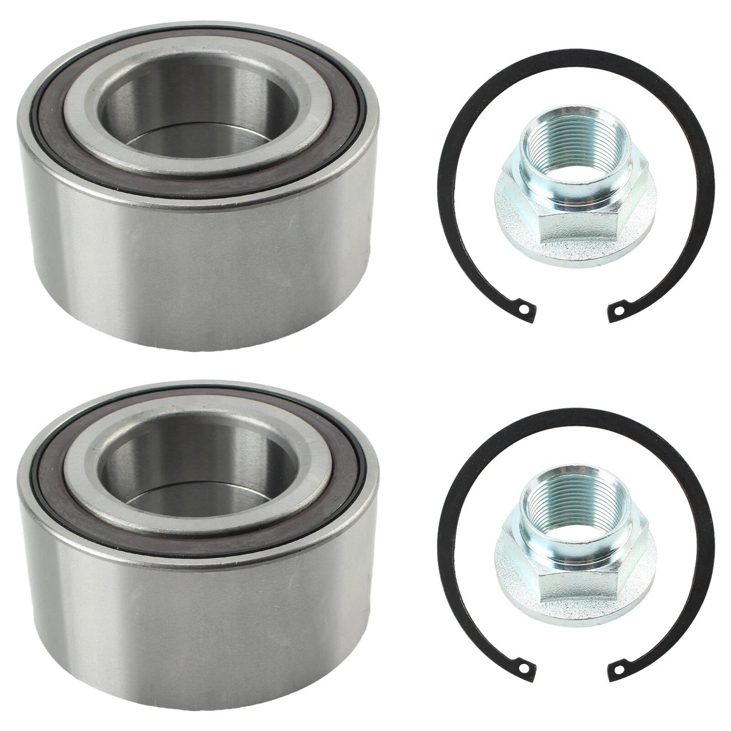 2 Sets Front Wheel Hub Bearing Kit 930-452 510050 NT510050 for Honda Accord