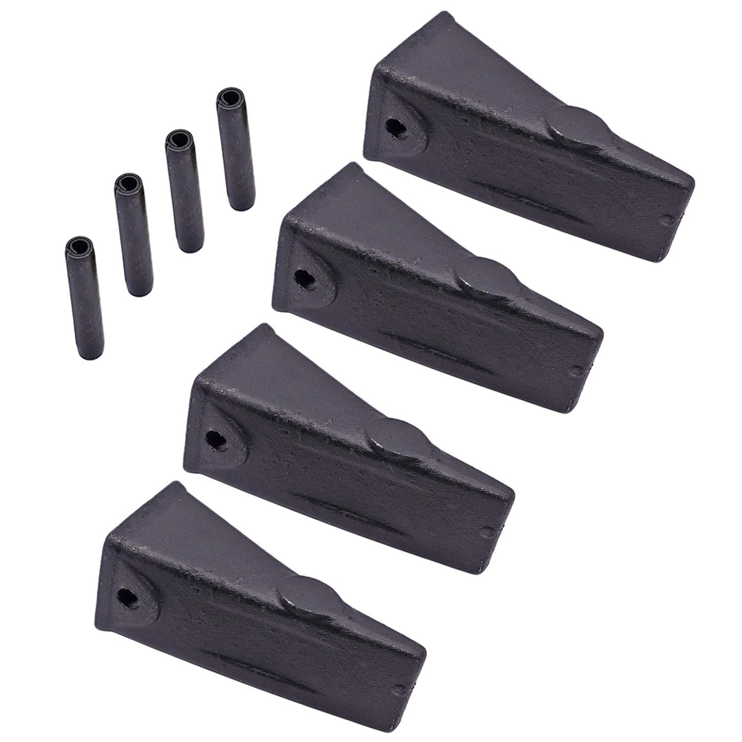 Paquete de 5 dientes de cucharón X156L con pasador 156LPN, dientes de cucharón para tierra para miniexcavadoras y minicargadoras 156 TX156 6716001 1914210182