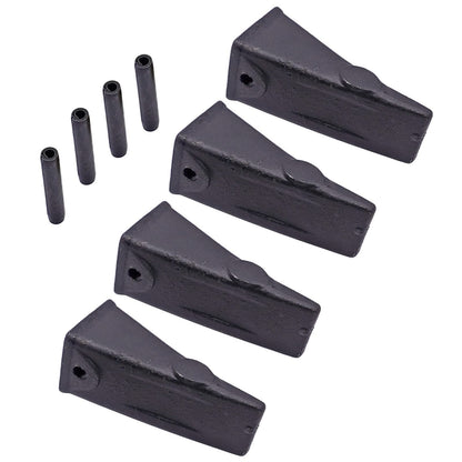 Paquete de 5 dientes de cucharón X156L con pasador 156LPN, dientes de cucharón para tierra para miniexcavadoras y minicargadoras 156 TX156 6716001 1914210182