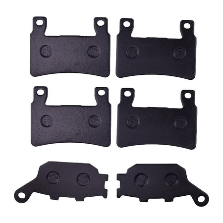 6 Pcs Front Rear Brake Pad FA296 FA174 for Honda Motorcycle CBR600F4i Sport 2001-2006 - KUDUPARTS