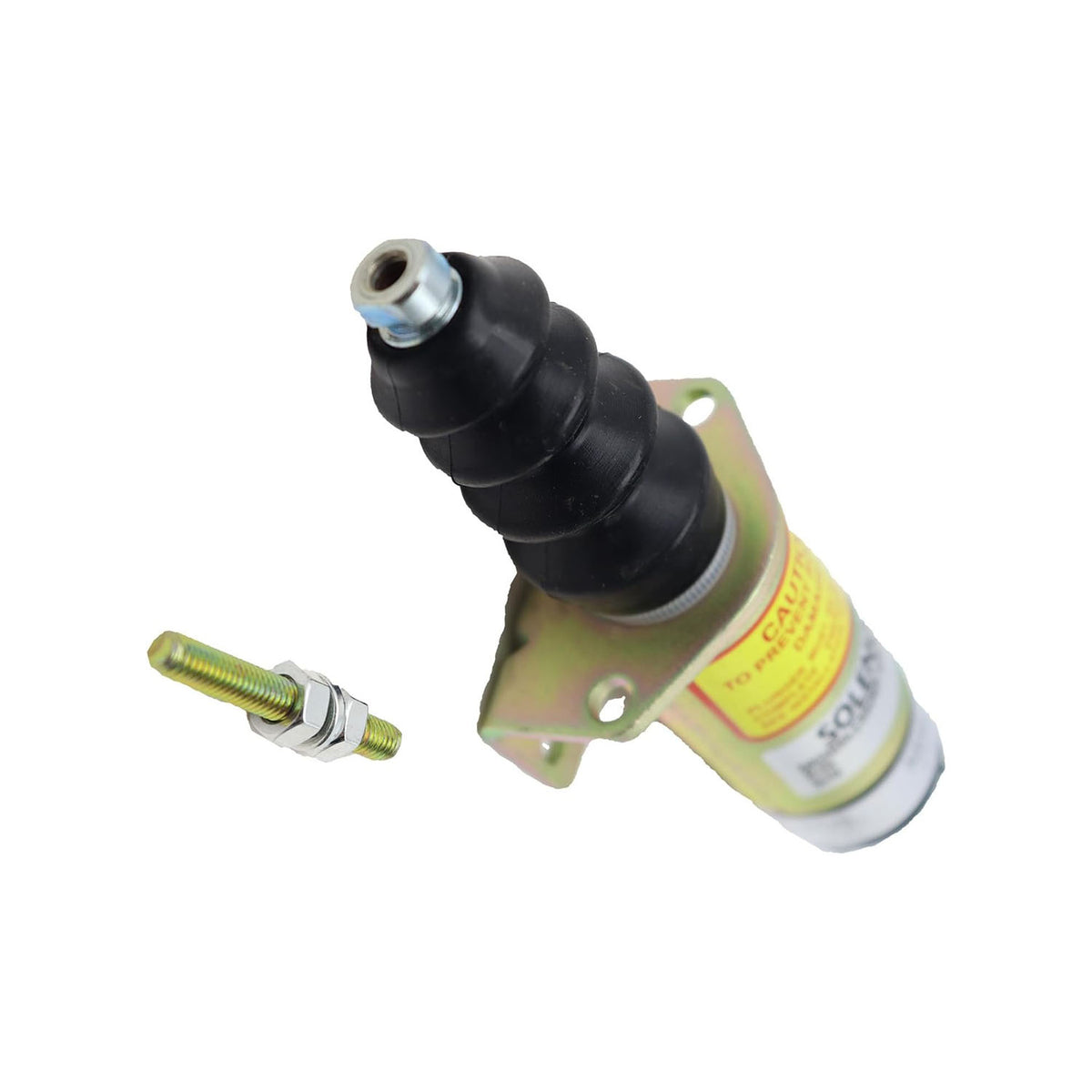 Stop Solenoid 1500-1000 1502ES-12C7U1B1 ES1502C-12V T20 with 3 Terminals for Woodward 1500 Series 12V(Ship to US Only.) - KUDUPARTS