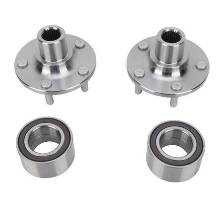 4 Pieces Front Wheel Hub Bearing Kit WH188 NT510110 for Ford Escape Lincoln MKC - KUDUPARTS