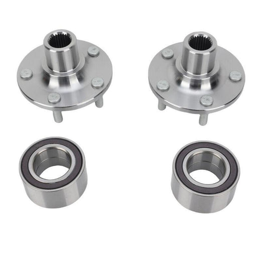 4 Pieces Front Wheel Hub Bearing Kit WH188 NT510110 for Ford Escape Lincoln MKC - KUDUPARTS
