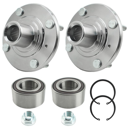 2 Sets Front Wheel Hub Bearing Kit 930-452 510050 NT510050 for Honda Accord