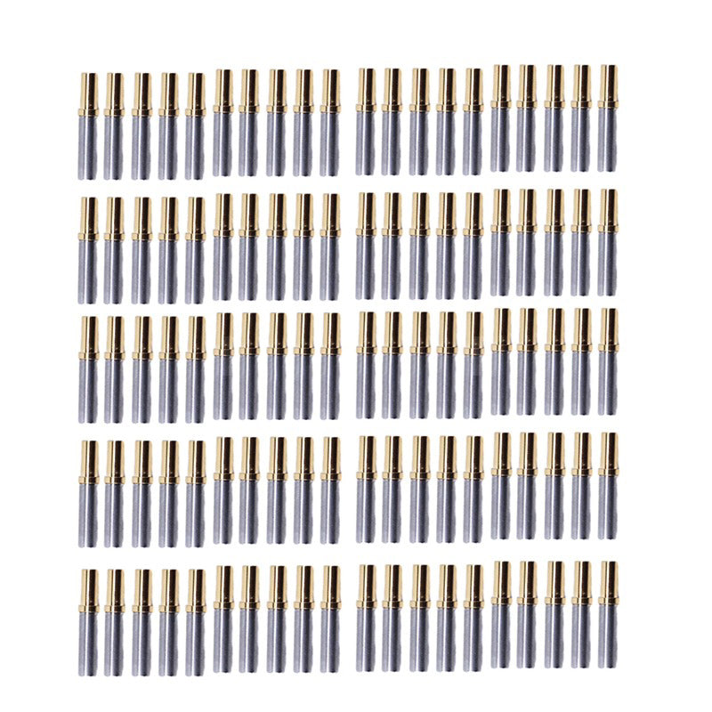 100 Pieces Deutsch Size 16 20-16 AWG Gold Solid Socket 0462-201-1631