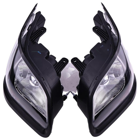 Left Right Headlight Set 3C081-75723 3C081-75713 Compatible with Kubota M108S M7040 M8540 M5040 M9540 Tractors - KUDUPARTS