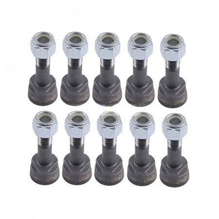 10 Pieces 1100 Series Stump Grinder Teeth for Vermeer Yellow Jacket - KUDUPARTS