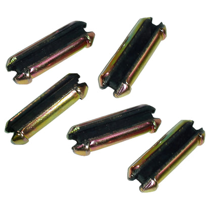 Lot de 5 dents de godet 230SP et goupilles 23FP pour mini-pelle chargeuse John Deere CASE JCB 